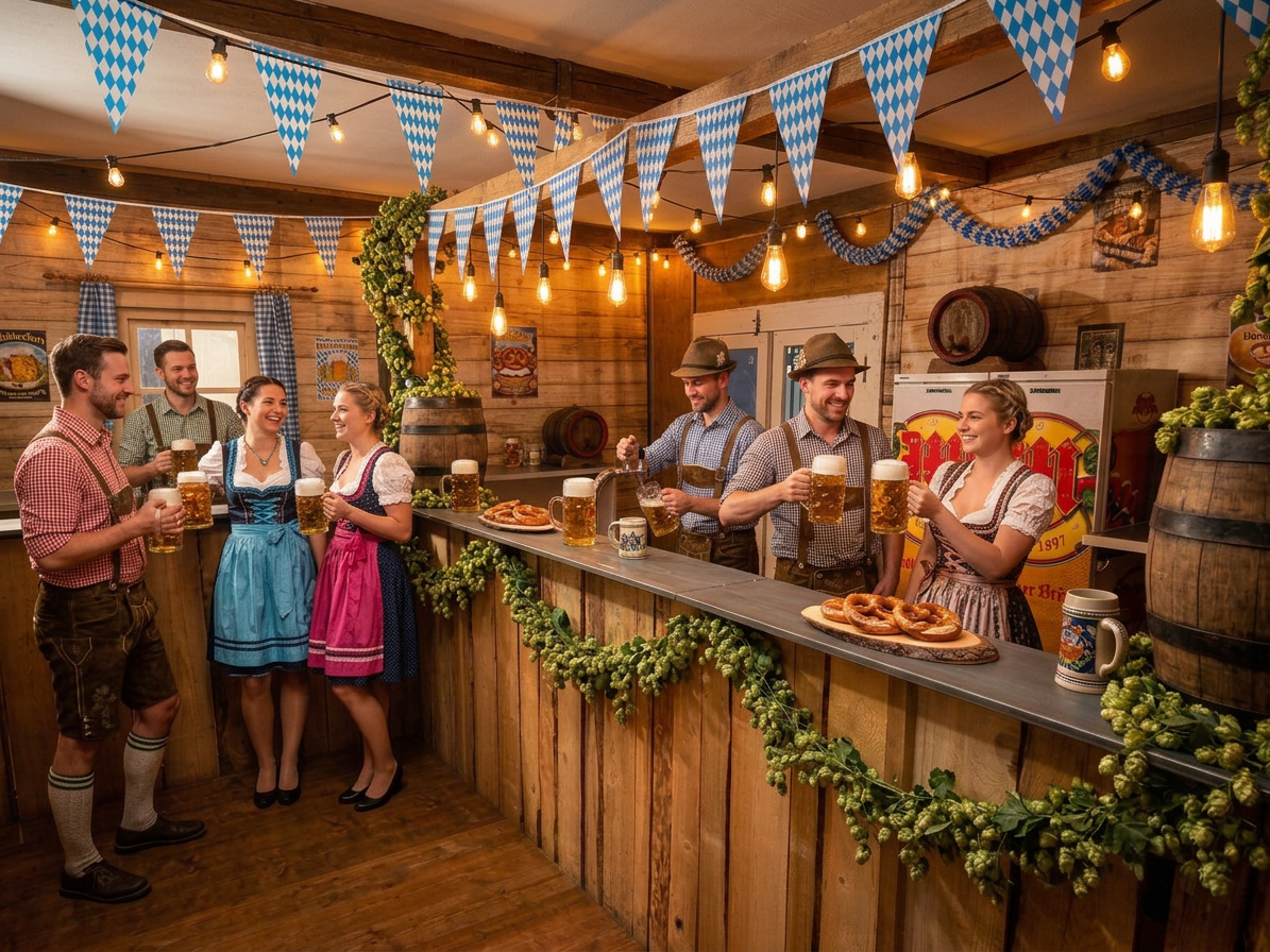 Oktoberfest Ausstattung mieten Alles für die Wiesnparty