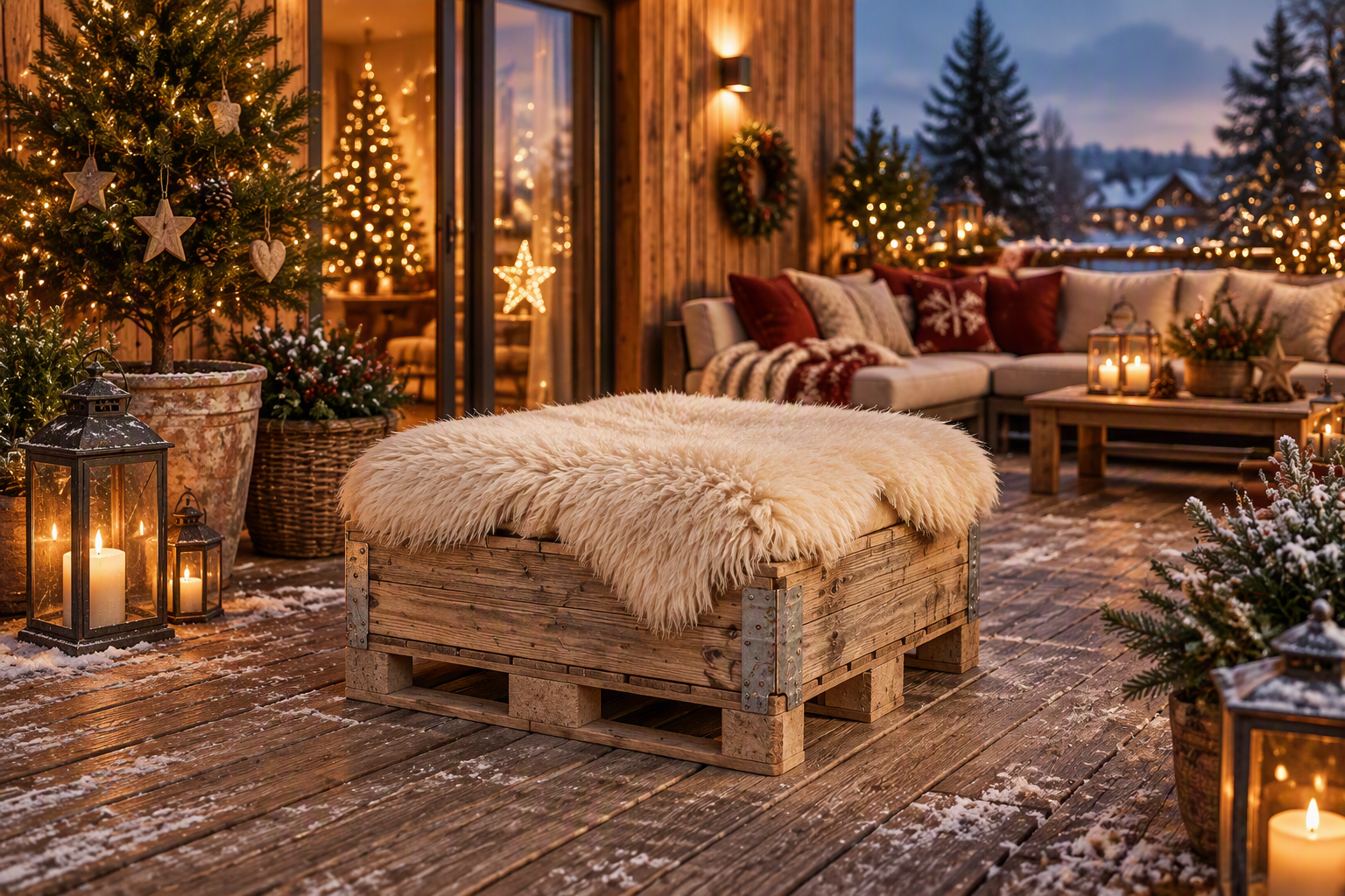 Paletten Lounge mieten